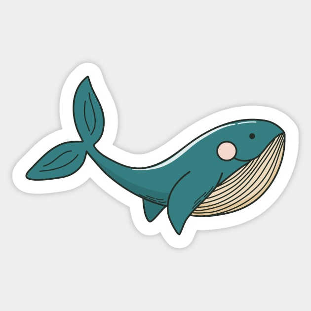 Whale Sticker by DanielK